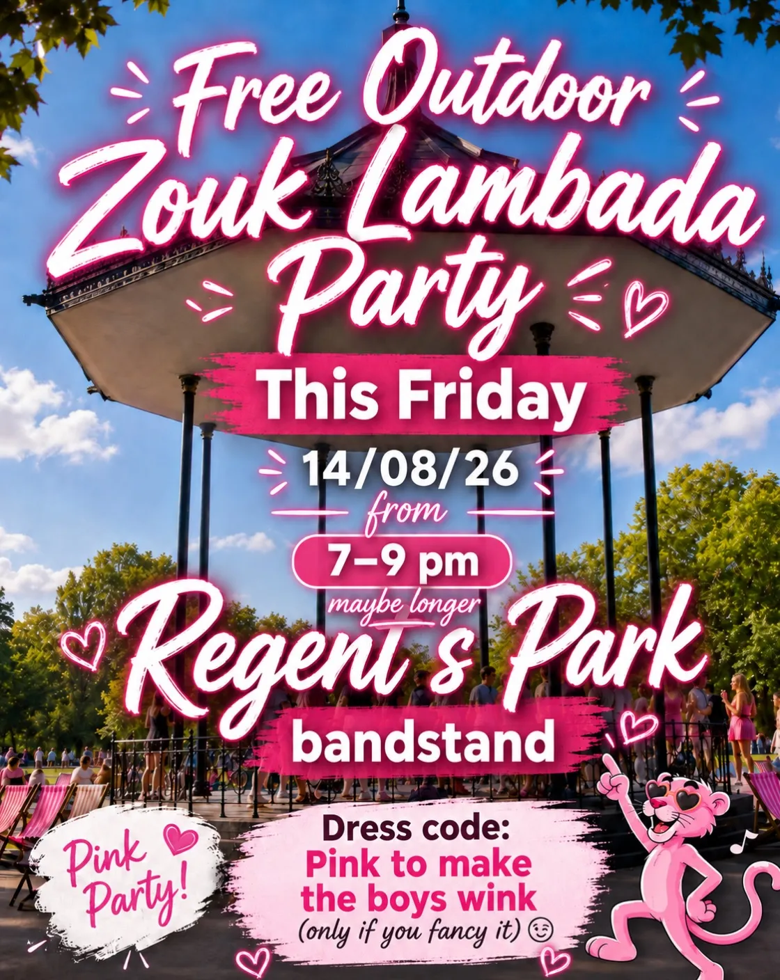 Pink Zouk Lambada Party