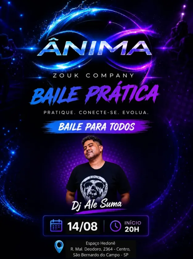 1º Baile Prática - Ânima Zouk Company