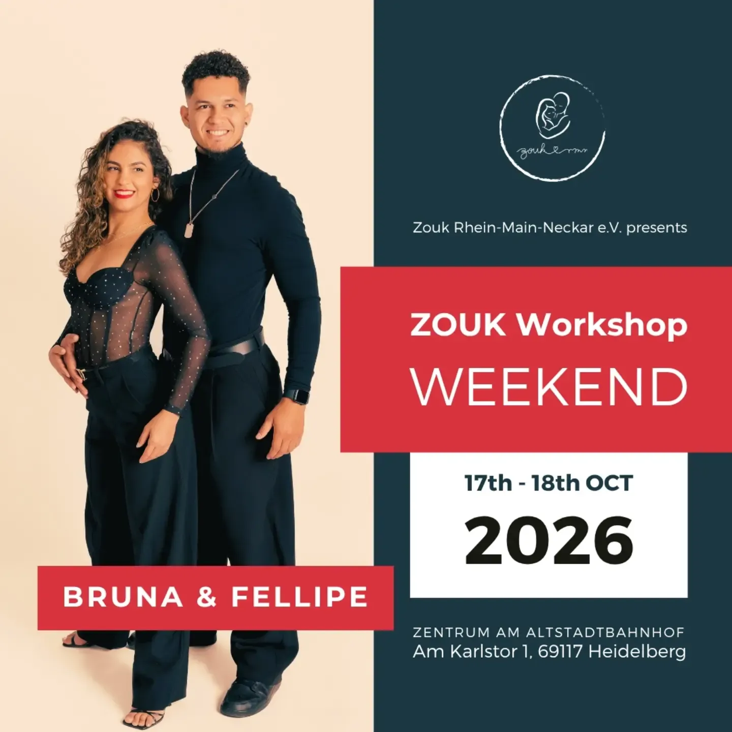Zouk Workshop Weekend — with Bruna & Fellipe