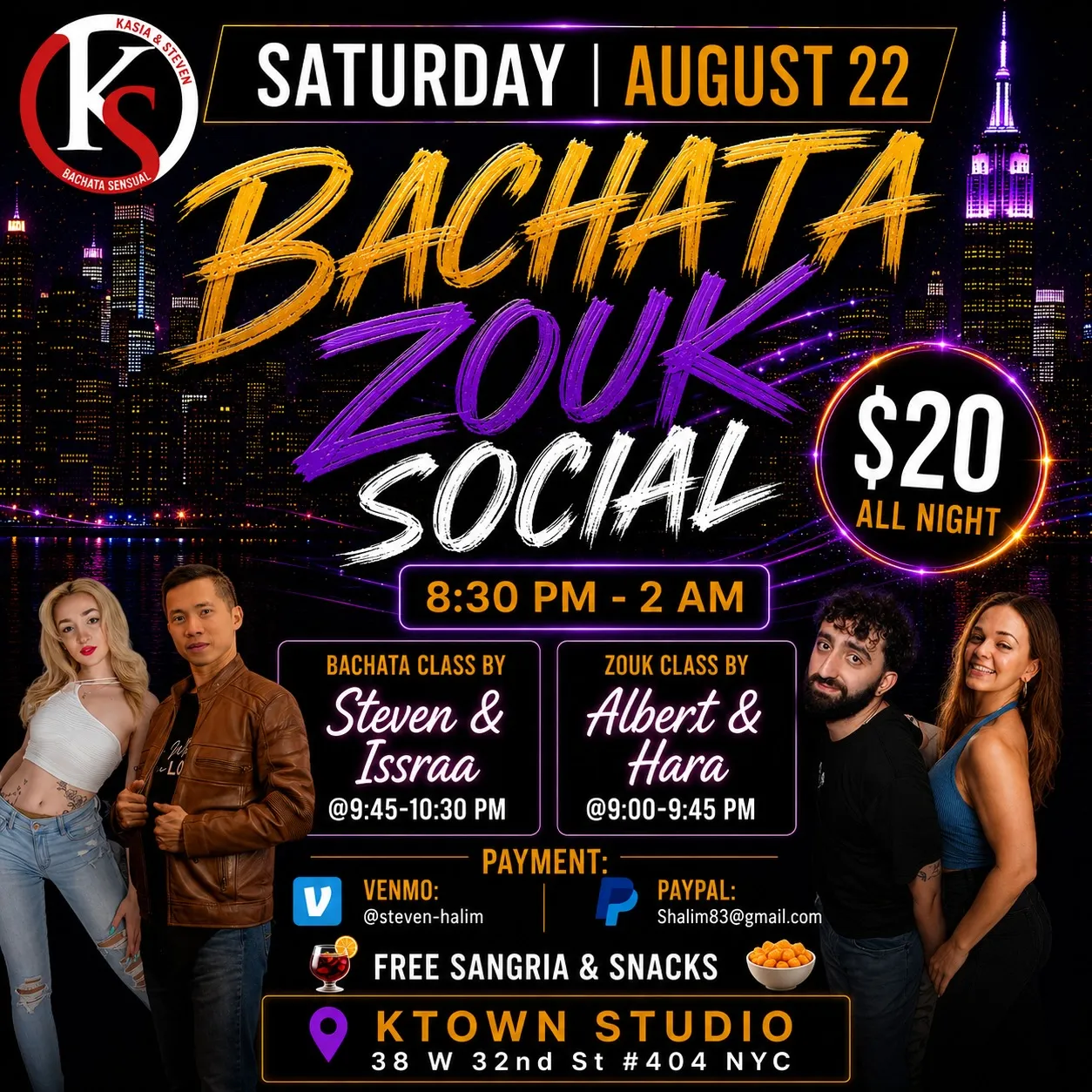 Bachata Zouk Social