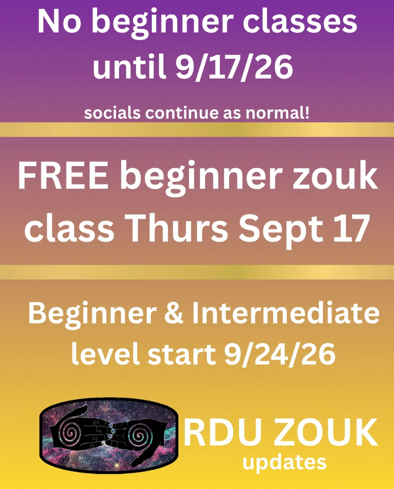 Free Beginner Zouk Class