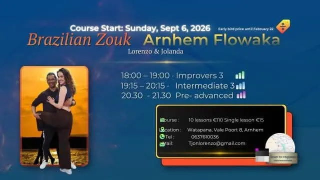 Brazilian Zouk Arnhem regular classes