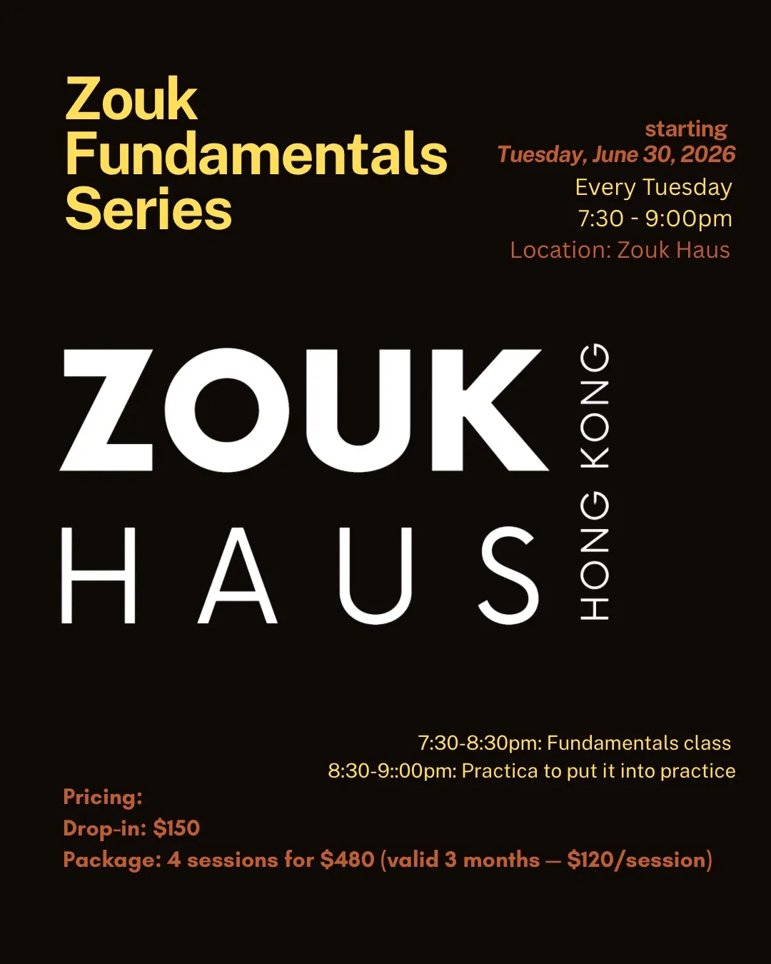 HK Zouk Fundamentals