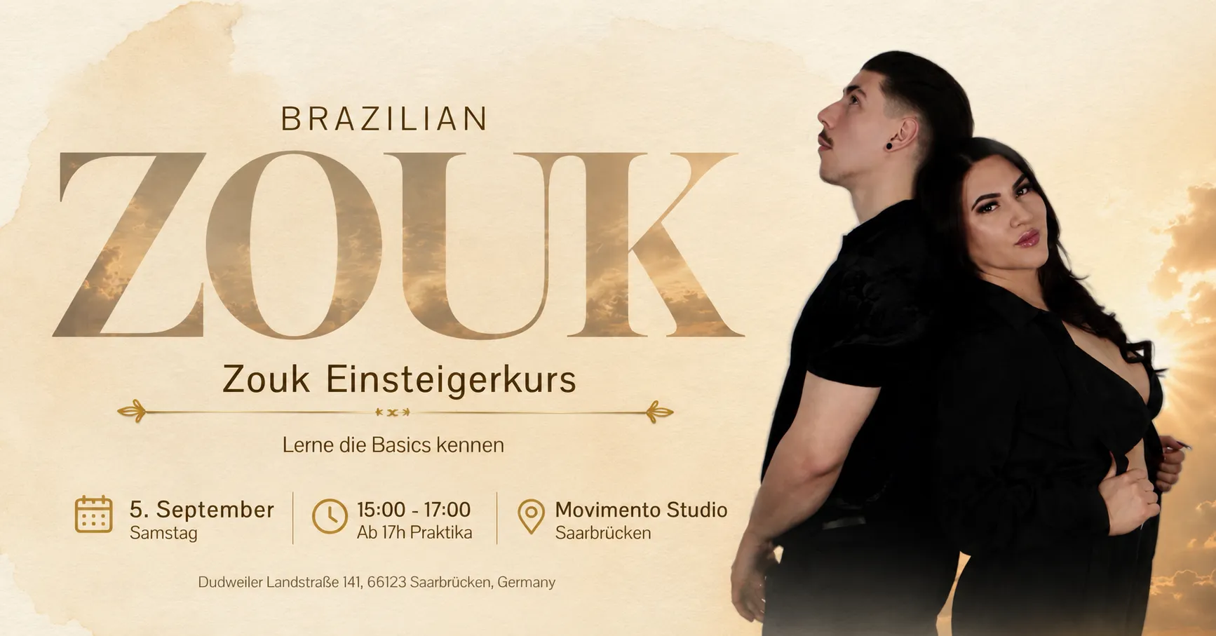 Brazilian Zouk Workshop mit Manuela & Filipe