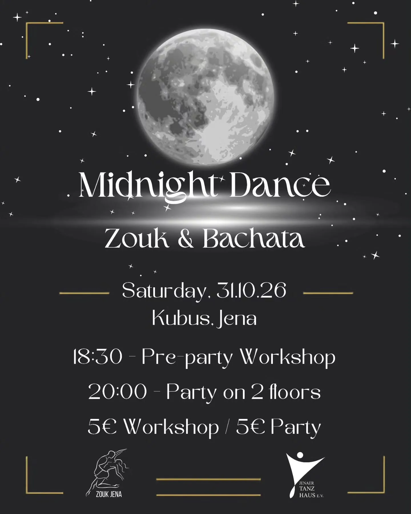 MIDNIGHT DANCE — Zouk & Bachata