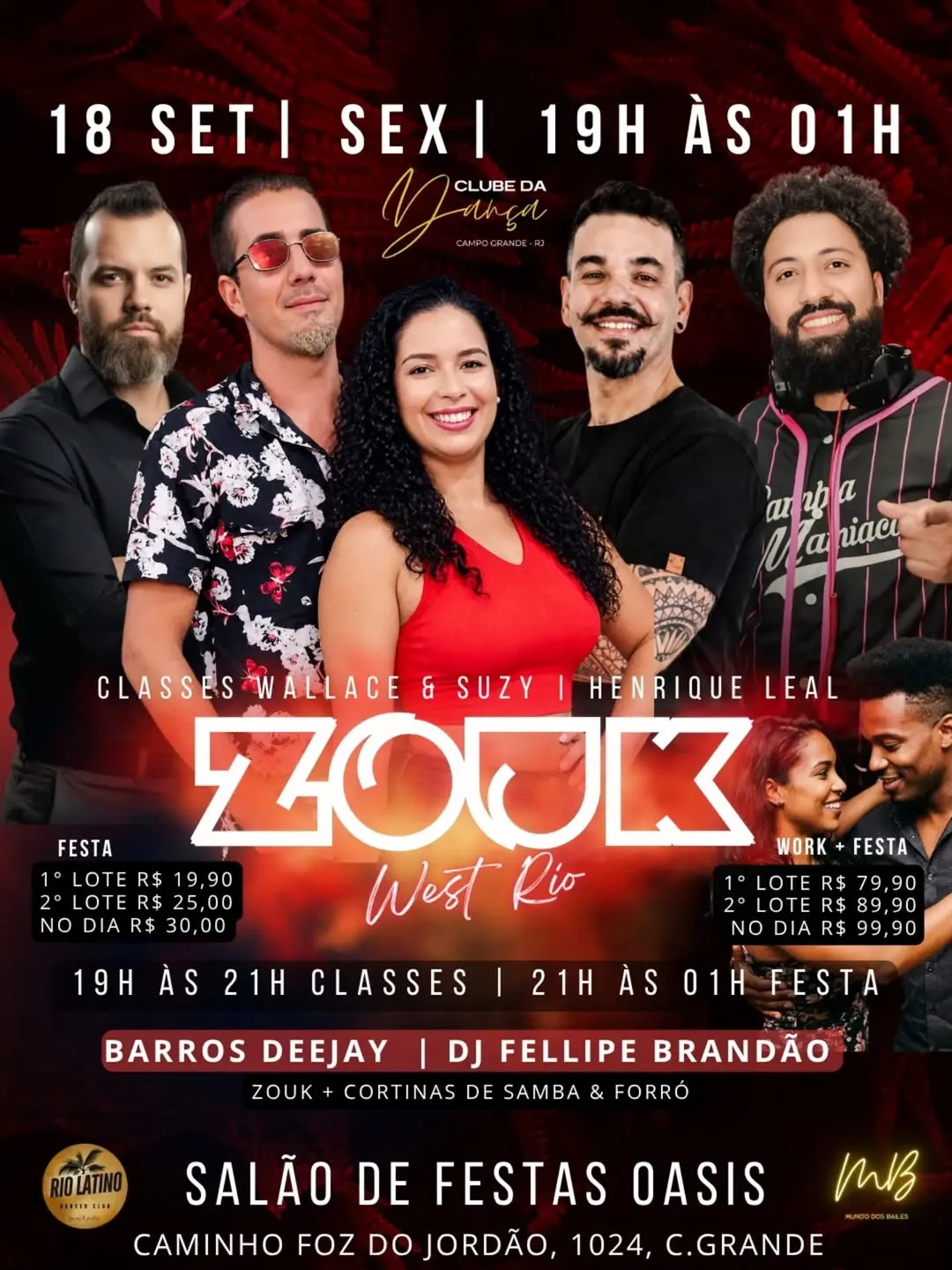 ZOUK WEST RIO — 1ª Edição