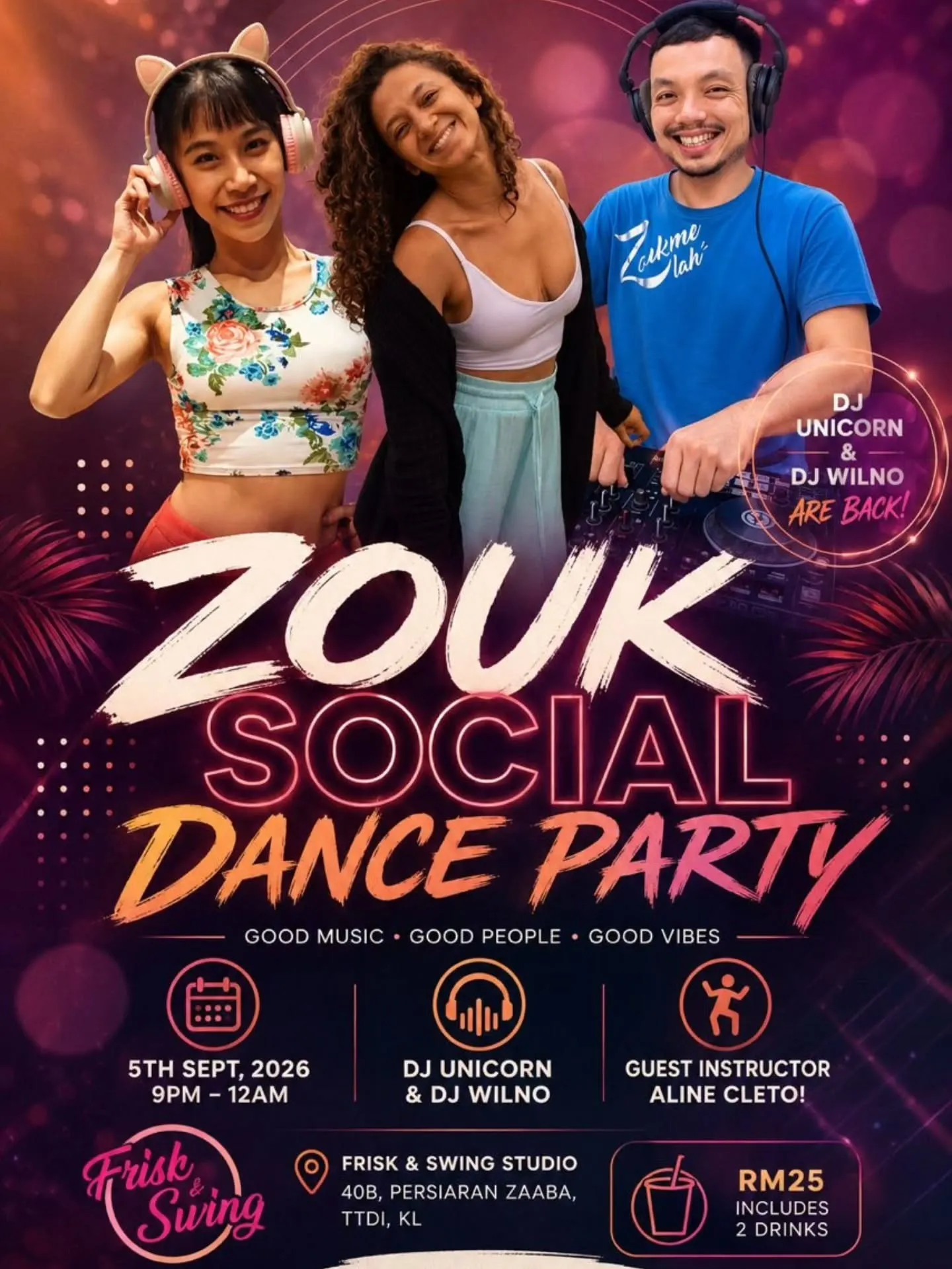 ZOUK SOCIAL DANCE PARTY!