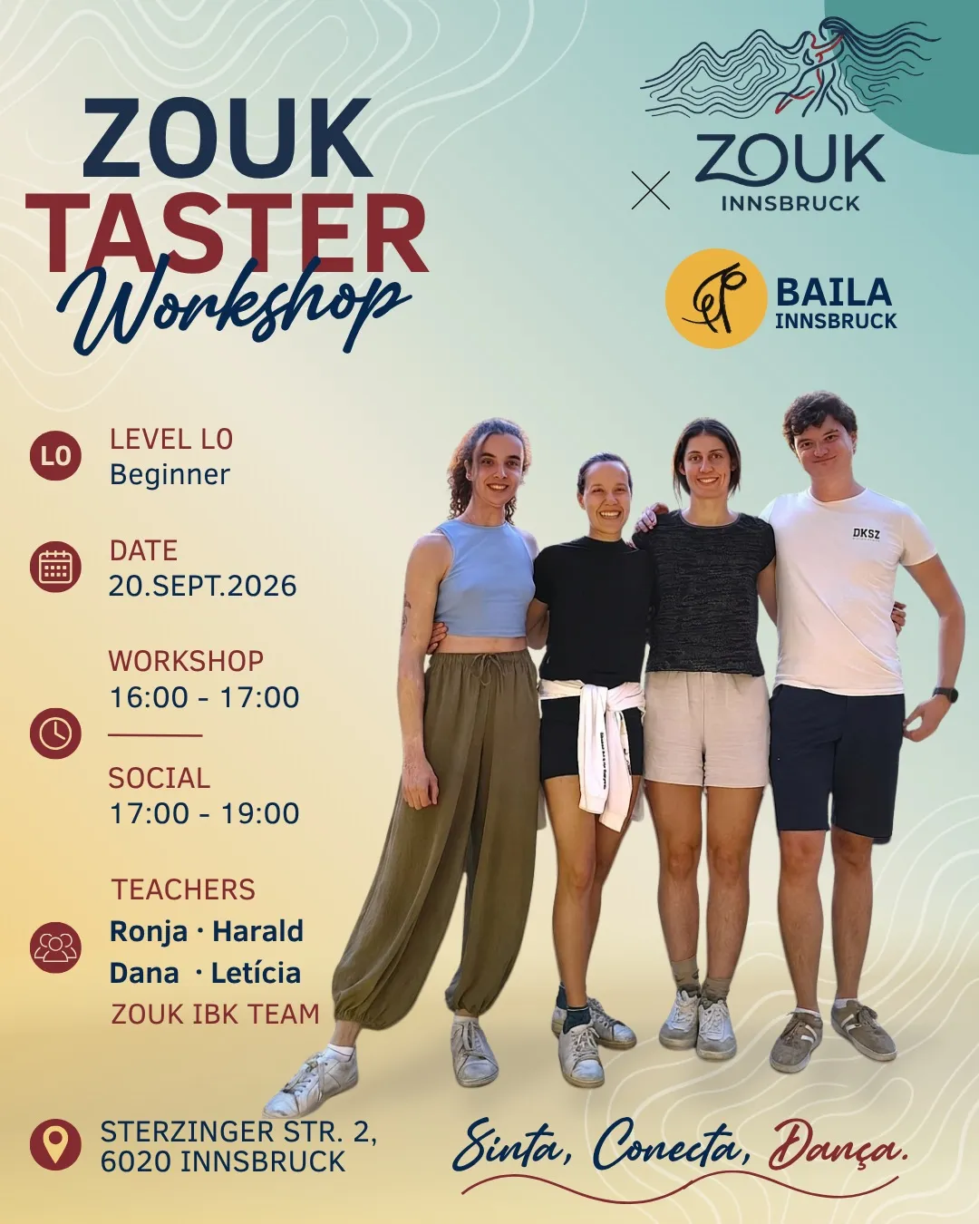 Brazilian Zouk taster at Baila Innsbruck
