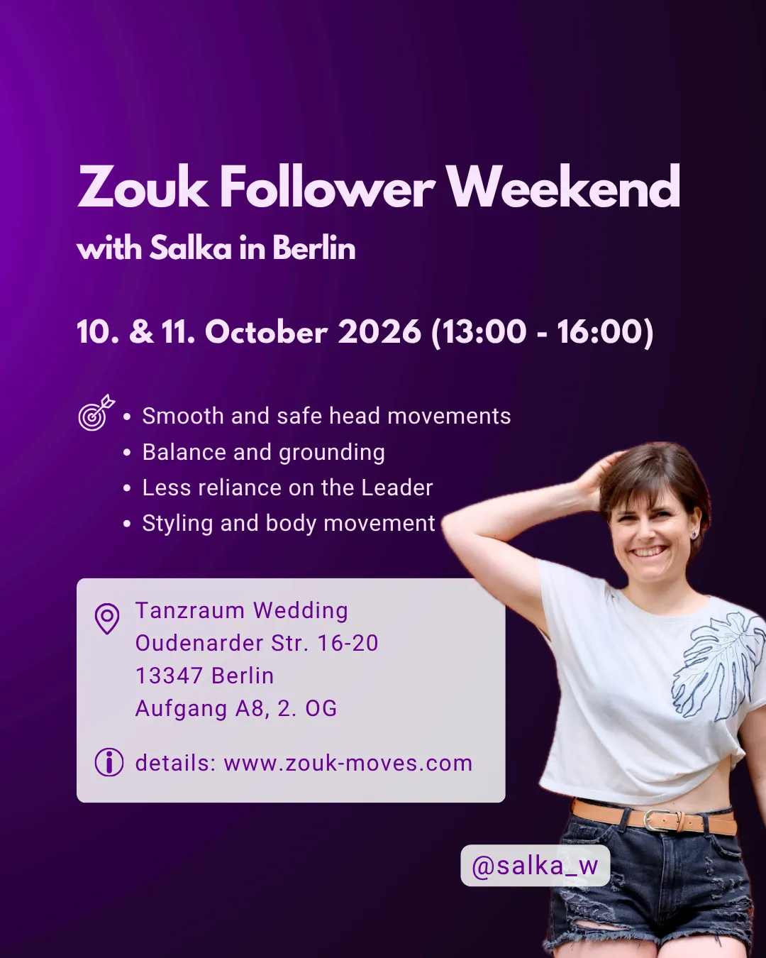 Zouk Follower Weekend with Salka