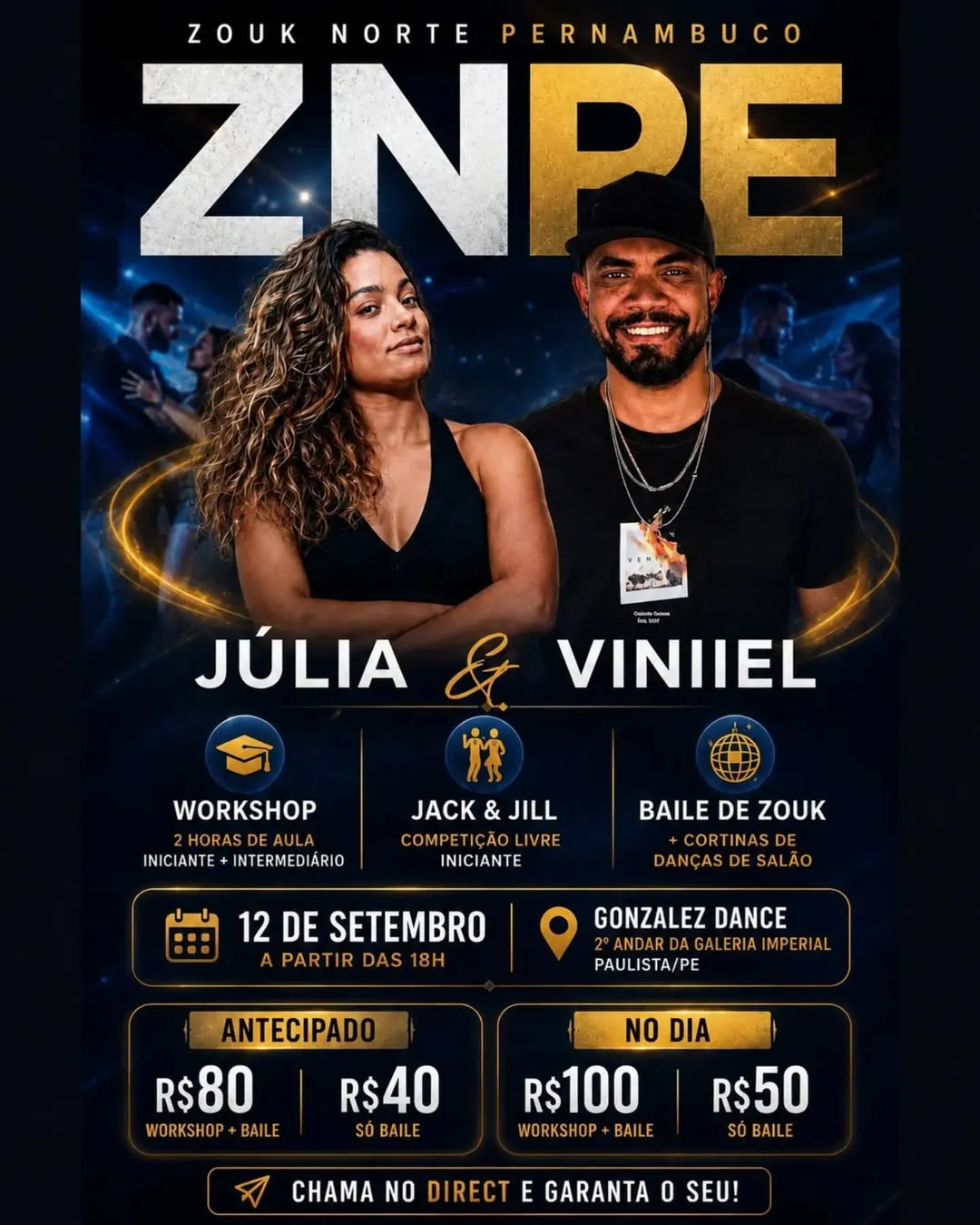 ZNPE – Zouk Norte Pernambuco com Júlia & Viníel