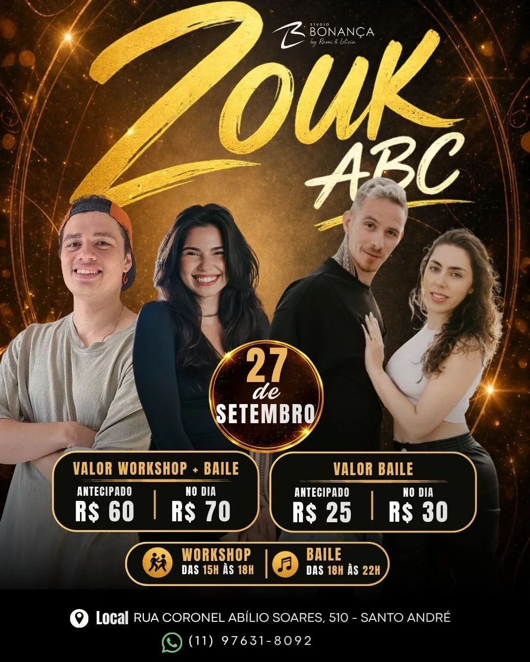 Zouk ABC - Bruno e Raiza Galhardo