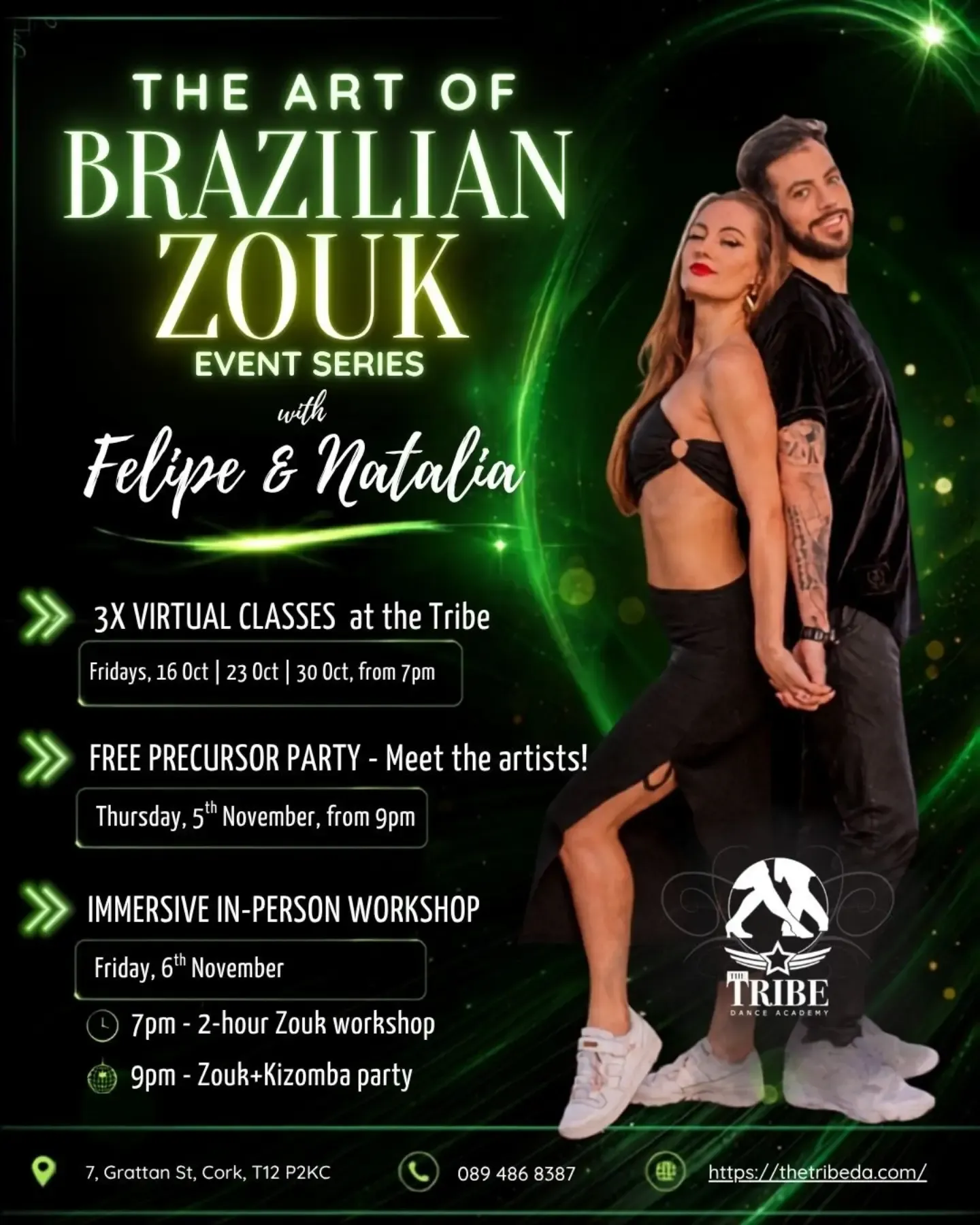 The Art of Brazilian Zouk – Virtual Class with Felipe & Natalia