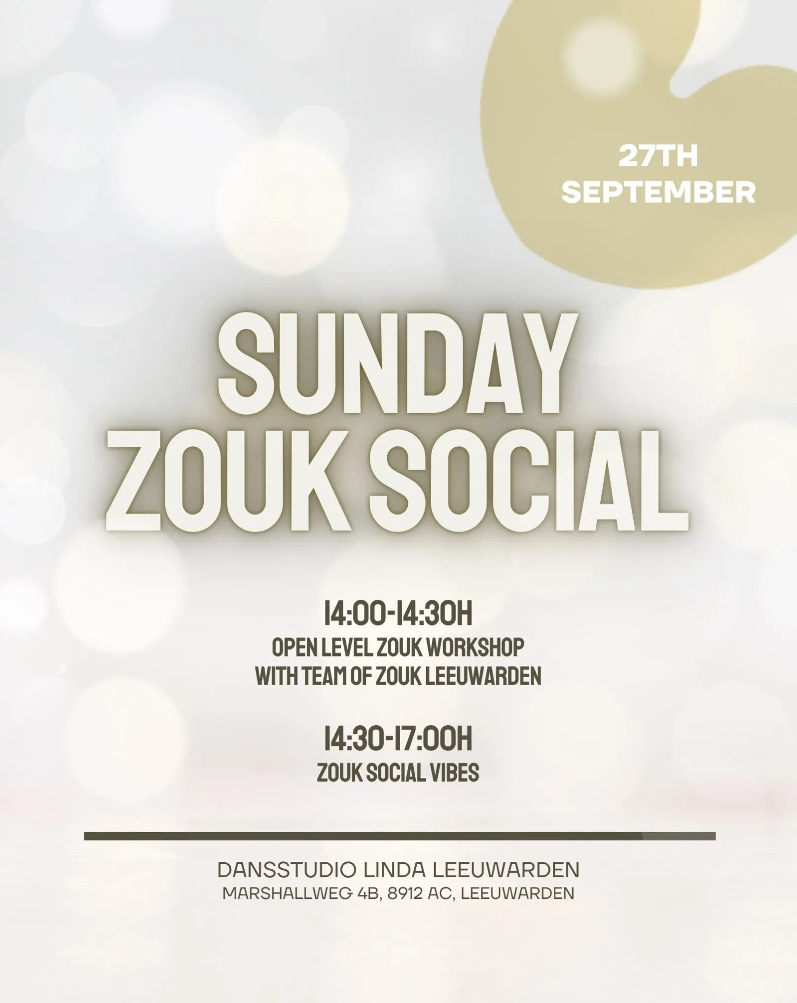 Sunday Zouk Afternoon Social
