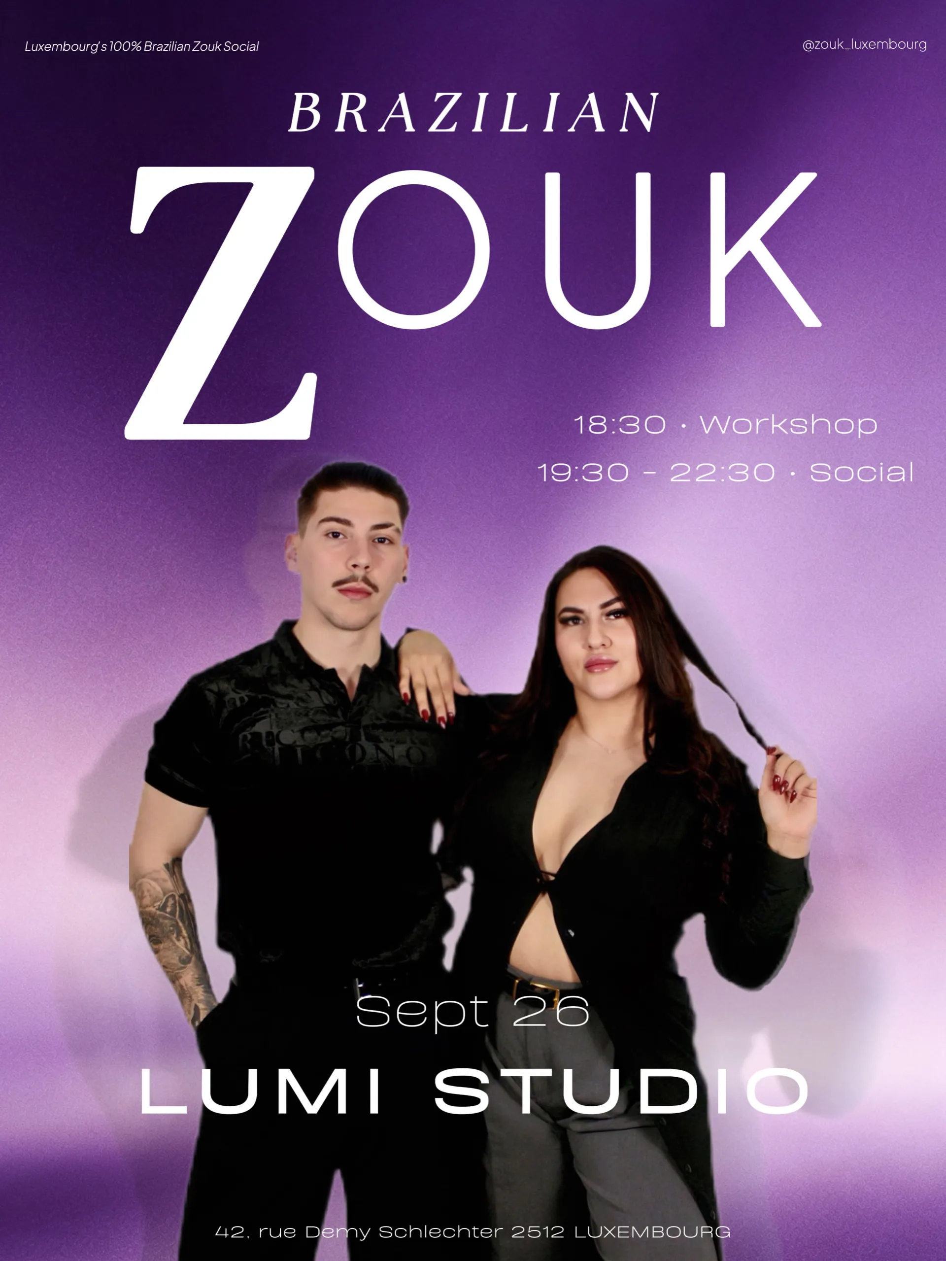Brazilian Zouk Luxembourg – 3rd Edition
