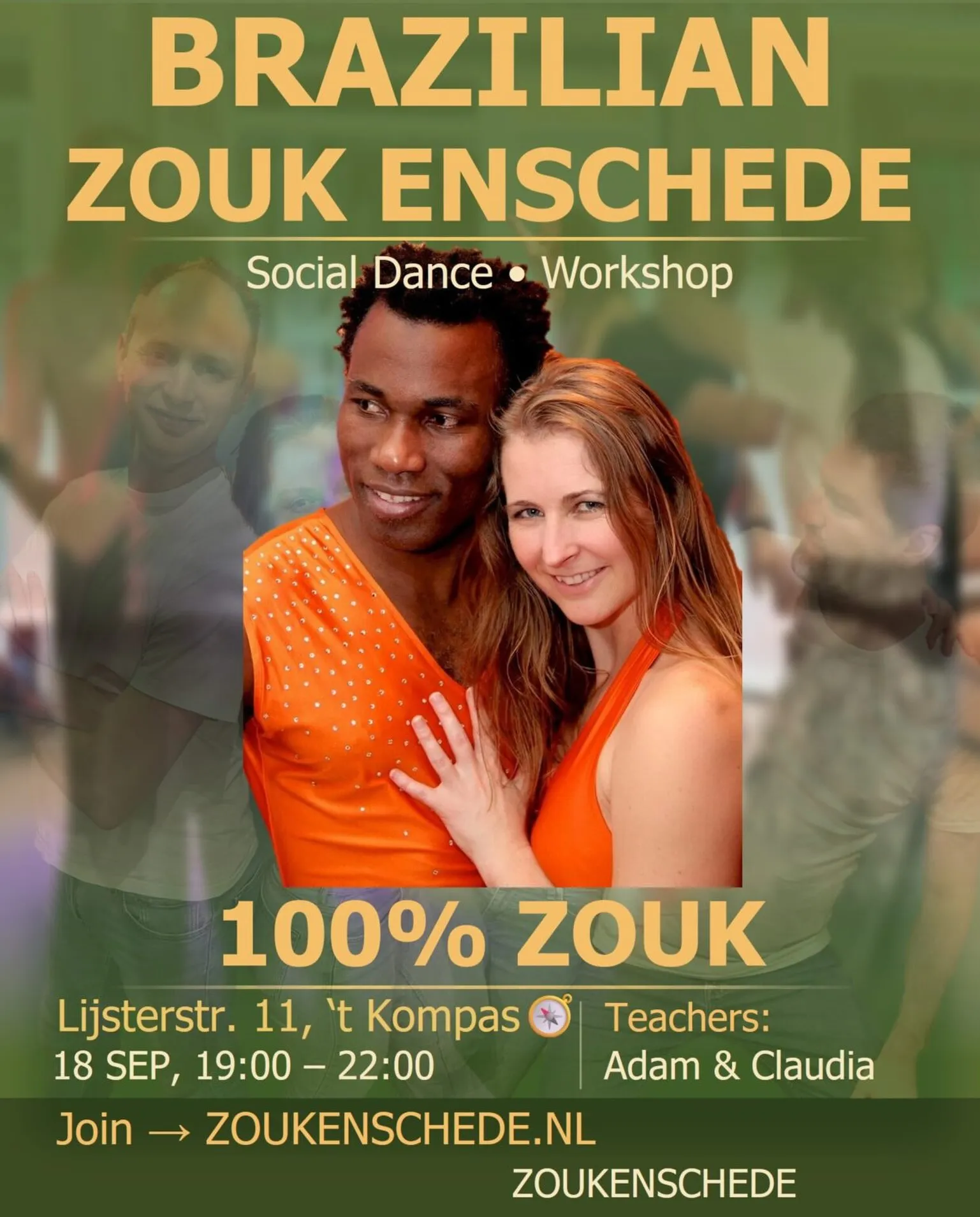 Brazilian Zouk Enschede – Social Dance & Workshop