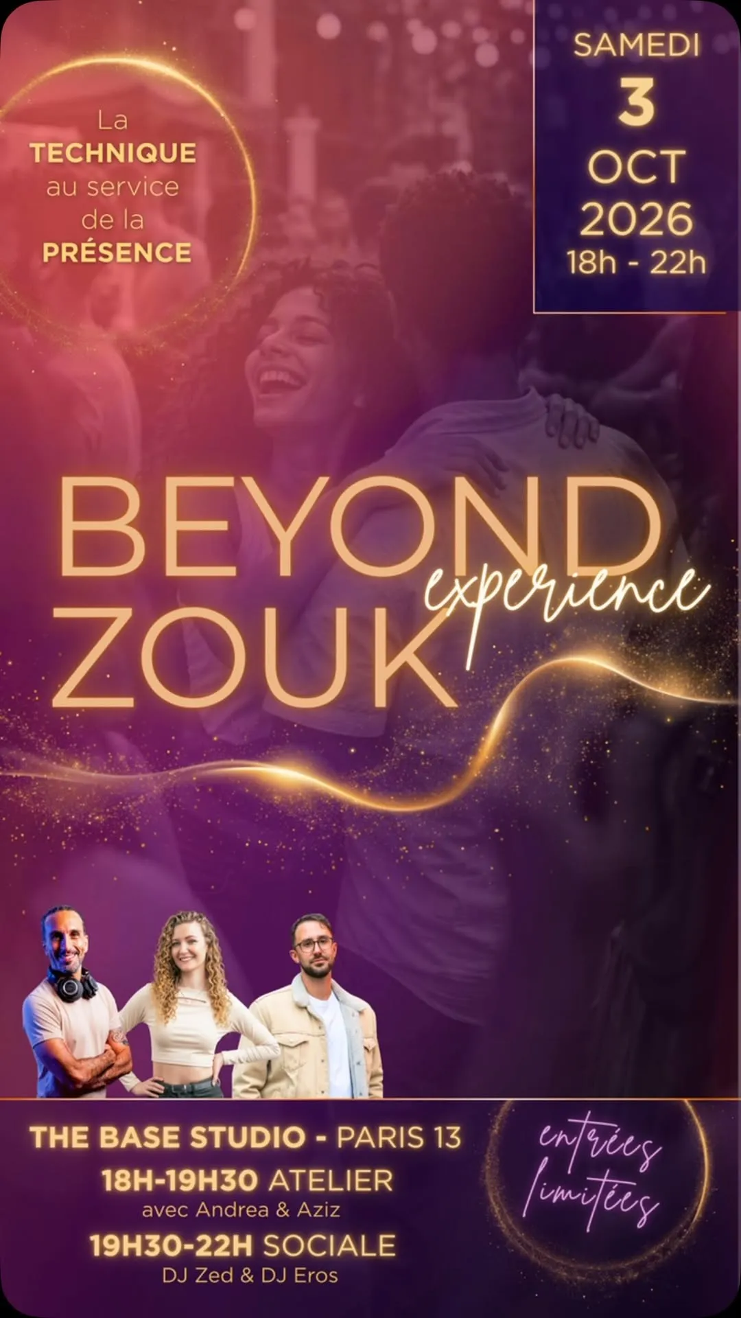 BEYOND ZOUK EXPERIENCE - Édition du 3 octobre 2026