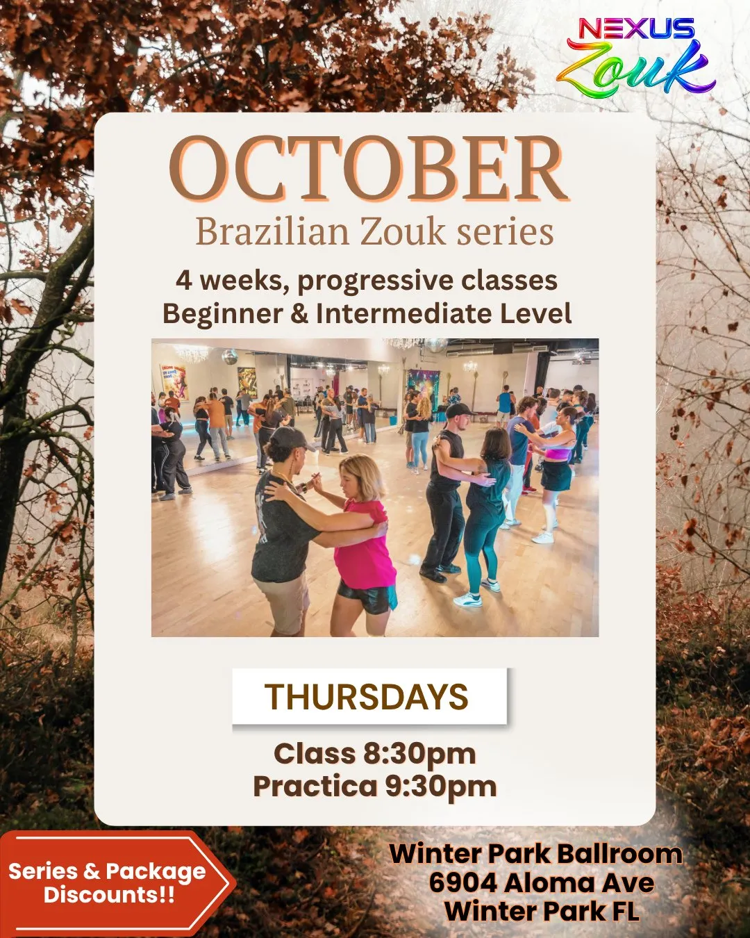 October Brazilian Zouk Series