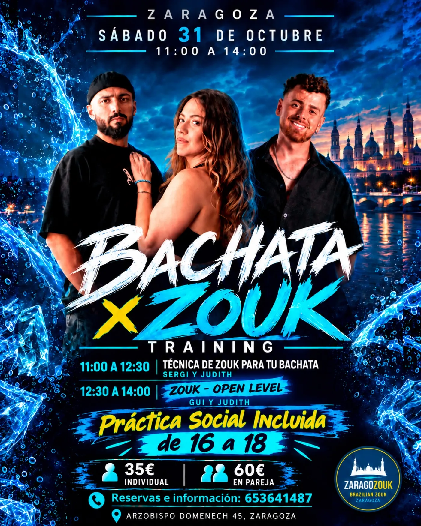 Bachata x Zouk Training en Zaragoza
