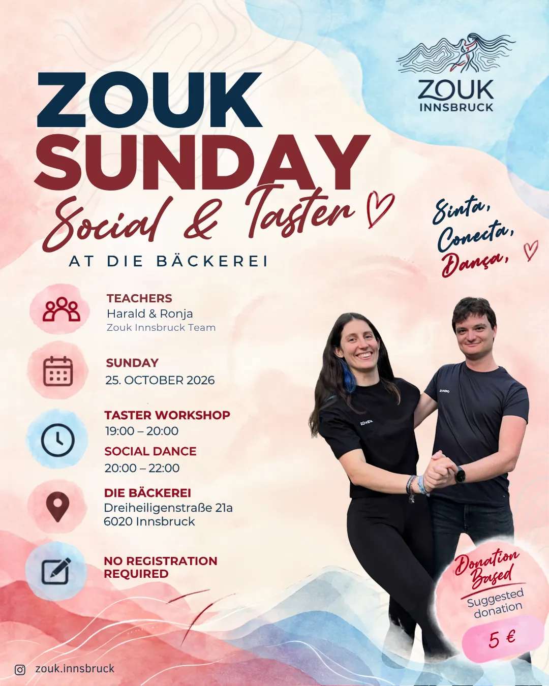 Zouk Sunday – Taster and Social Dance