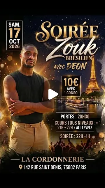 Soirée Zouk Brésilien — Paris