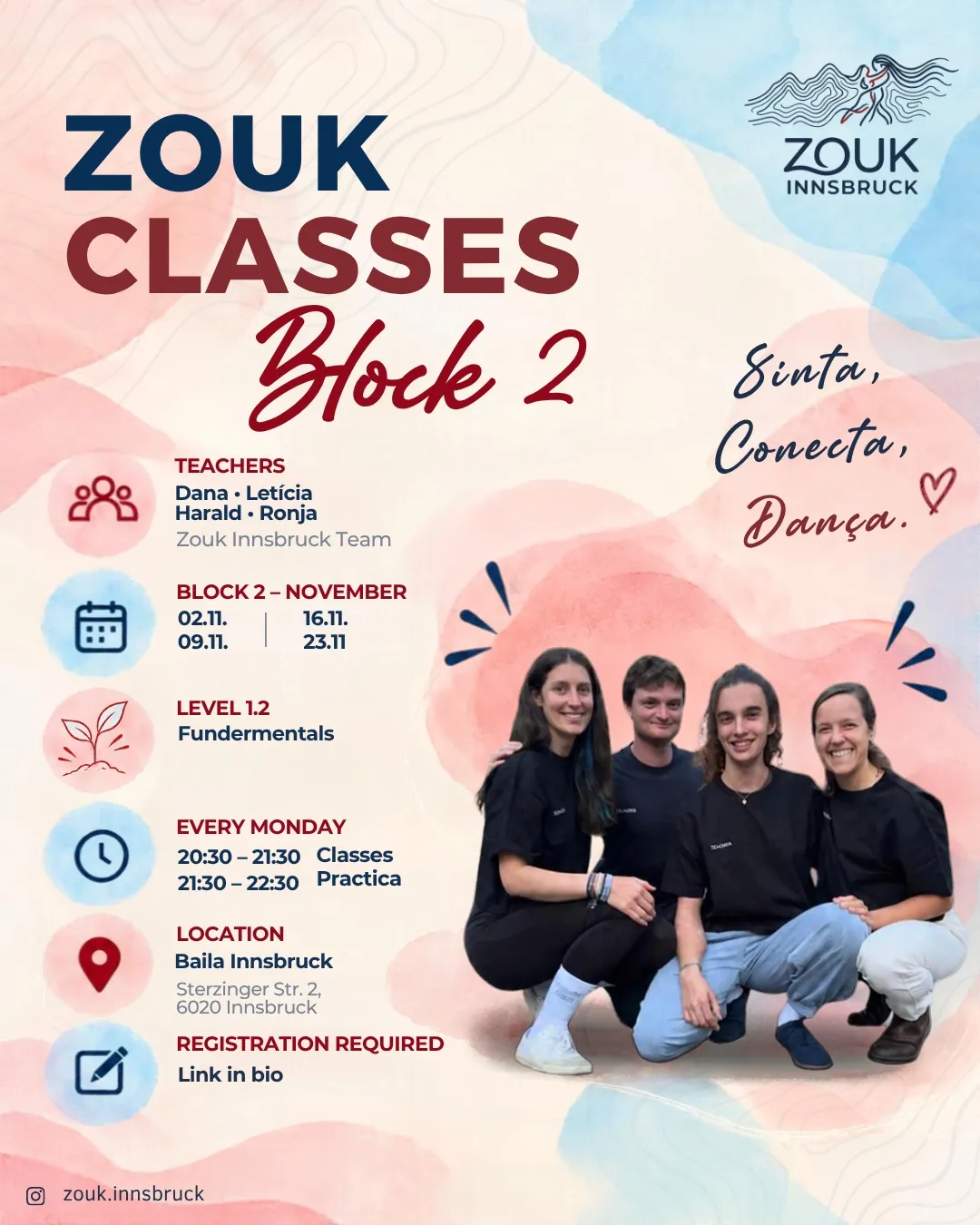 Brazilian Zouk – Block 2 - 1/4